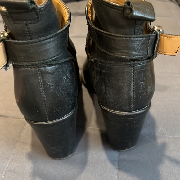 Zara genuine leather heeled ankle boots - 37 - Picture 4 of 4